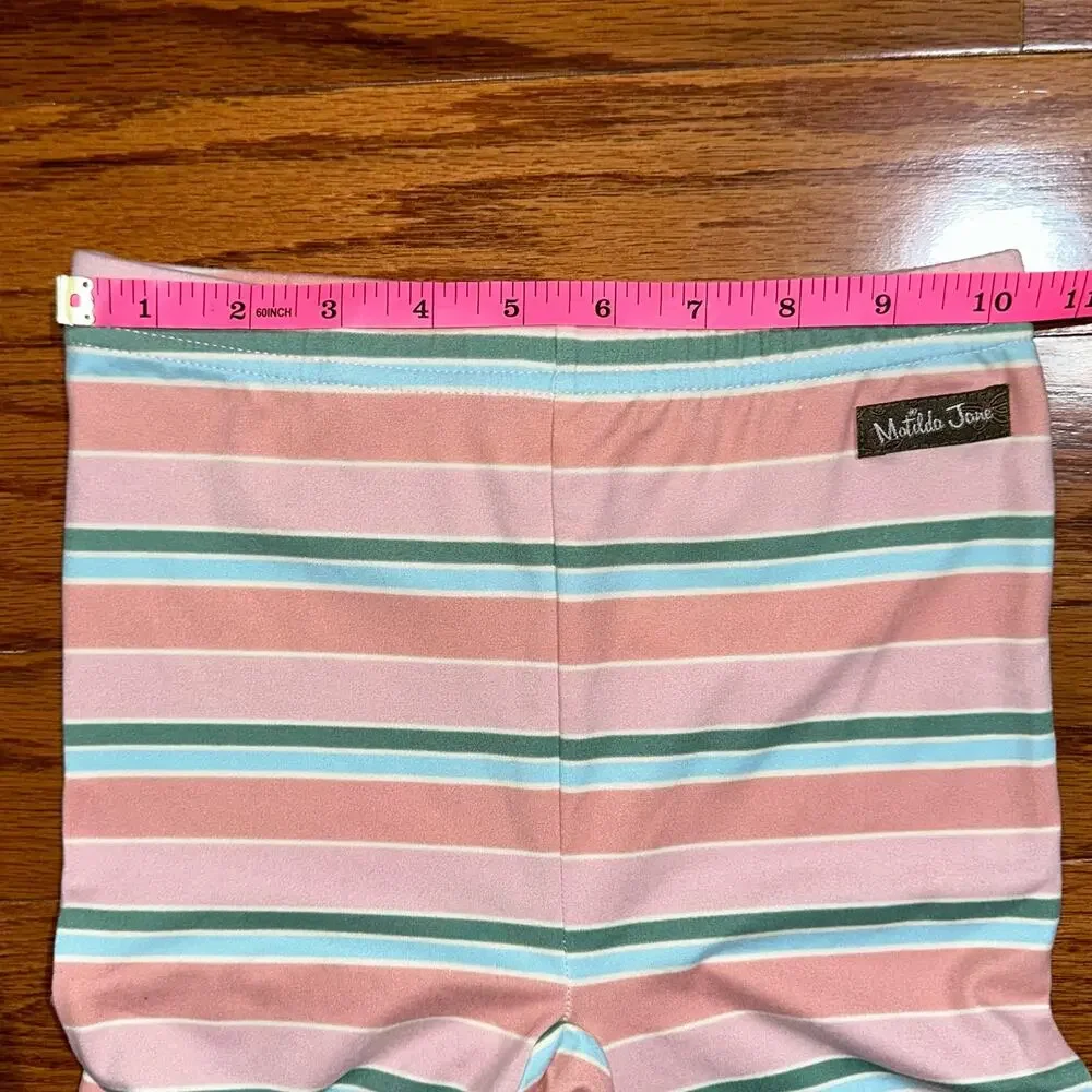 Matilda Jane Girls Striped Polka Dot Cozy Pants Leggings Size 8